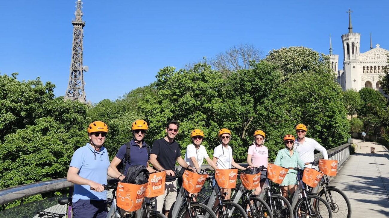 Seminaire groupe à velo Lyon bike tour