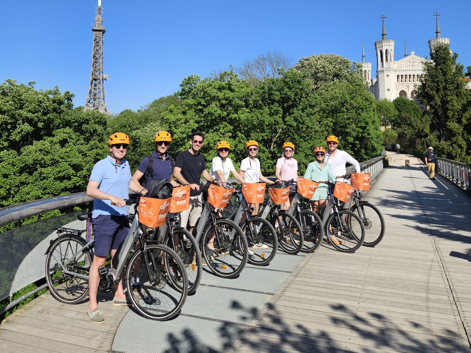 Seminaire groupe à velo Lyon bike tour